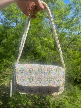 Viral Beaded Bag - floral and sequins - TJMaxx find TikTok Trend